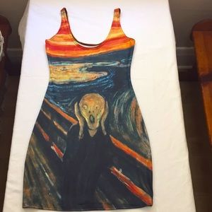 The Scream bodycon dress Black Milk Clothing S